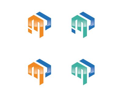 IMP letter vector, MP medical logo design illustration. IP icon.	