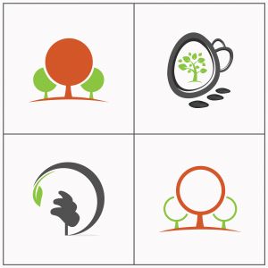 Health and care tree vector logo design. Zen massage center icon. Herbal product illustrations. organic and pharmacy logos set.	