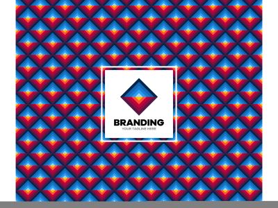 Colorful Logo Pattern design Vector Background.