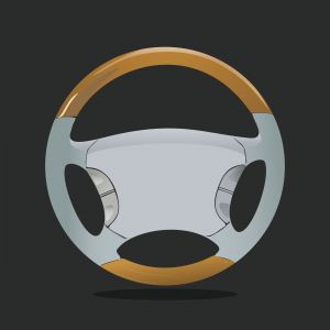 car steering wheels illustration