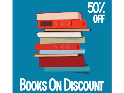 Books sell  Vector illustration for poster, banner, advertising.