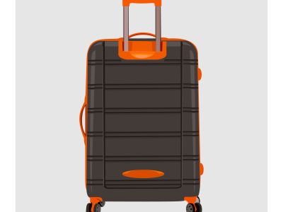 Suitcase realistic style Free Vector
