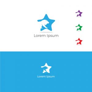 Lion in house logo design, tiger vector icon. animal illustration.Lion in heart logo design, tiger vector icon. animal illustration.