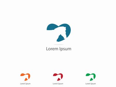 Pet care logo, horse  in heart vector icon, horse safety and security, animal lover illustration.	