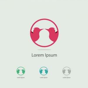 colorful birds illustration, pigeon, hummingbird, flying duck vector logo design