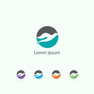 colorful birds illustration, pigeon, hummingbird, flying duck vector logo design	