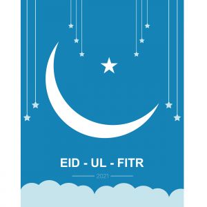 Eid ul fitr ,Mubarak ,Poster, Flyer, Brochure, Design photography on orange background.
