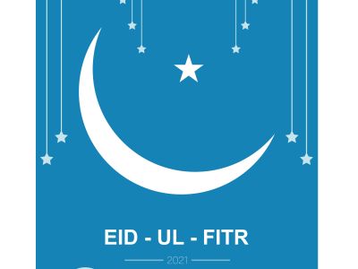 Eid ul fitr ,Mubarak ,Poster, Flyer, Brochure, Design photography on orange background.