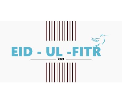 Eid ul fitr ,Mubarak ,Poster, Flyer, Brochure, Design photography on orange background.