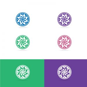 flower design vector for spa boutique beauty salon cosmetician shop yoga class luxury hotel and resort.