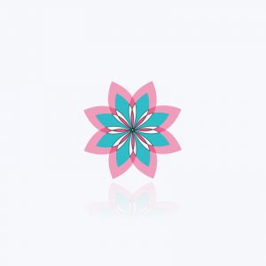 flower design vector for spa boutique beauty salon cosmetician shop yoga class luxury hotel and resort.	