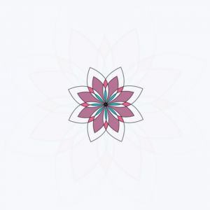 flower design vector for spa boutique beauty salon cosmetician shop yoga class luxury hotel and resort