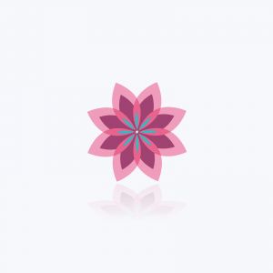 flower design vector for spa boutique beauty salon cosmetician shop yoga class luxury hotel and resort.	