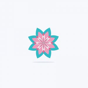 flower design vector for spa boutique beauty salon cosmetician shop yoga class luxury hotel and resort.	