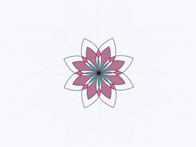 flower design vector for spa boutique beauty salon cosmetician shop yoga class luxury hotel and resort