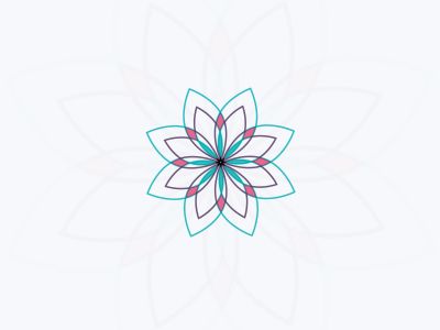 flower design vector for spa boutique beauty salon cosmetician shop yoga class luxury hotel and resort