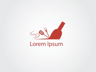 Barbecue party icon logo design, bbq grill vector, restaurant fast food illustration.	