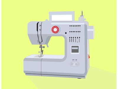 Cute green cartoon vector flat design on white background.