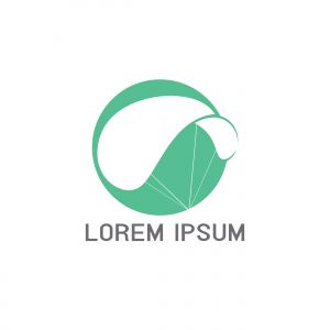 Parachute logo design. Delivery air balloon symbol. Business corporate vector icon.	