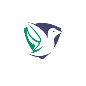 Bird vector logo design. Creative bird vector logo design template.	