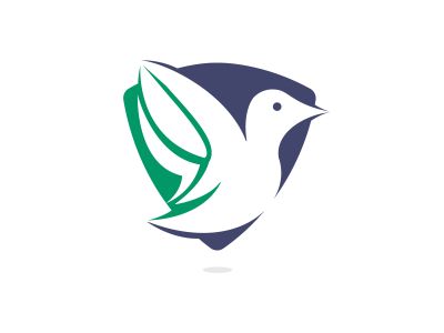 Bird vector logo design. Creative bird vector logo design template.	