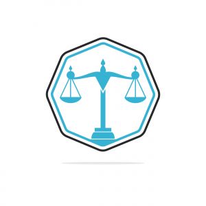 Law and Attorney Logo Design. Law firm and office vector logo design.	