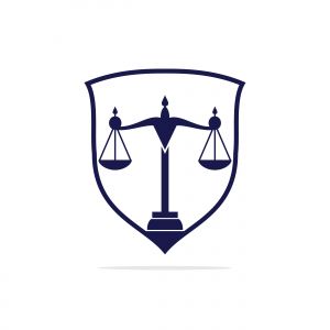 Law and Attorney Logo Design. Law firm and office vector logo design.	