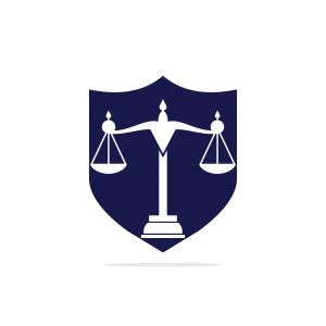 Law and Attorney Logo Design. Law firm and office vector logo design.	