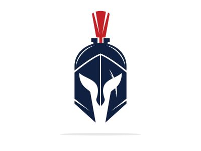 Spartan logo. Old Vintage Antiques Spartan warrior vector design	
