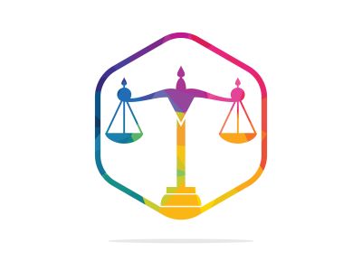 Law and Attorney Logo Design. Law firm and office vector logo design.	