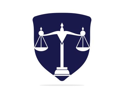 Law and Attorney Logo Design. Law firm and office vector logo design.	