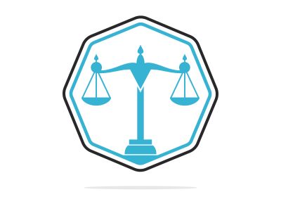 Law and Attorney Logo Design. Law firm and office vector logo design.	