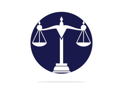 Law and Attorney Logo Design. Law firm and office vector logo design.	