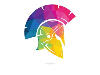 Spartan logo. Old Vintage Antiques Spartan warrior vector design	