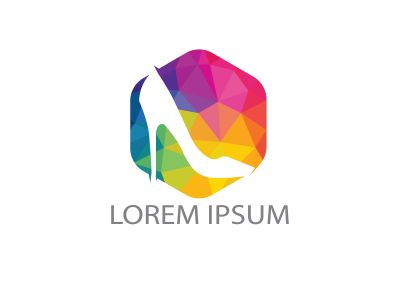 High heels logo design. Fashion and Feminine logo design template.	