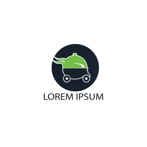 Food delivery logo design. Fast delivery service sign. Delivery logo online food ordering restaurant.	