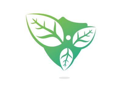 Healthy man and leaves figure vector logo design. Ecological and biological product concept sign. Ecology symbol. Human character icon. Logo for spa, healthy, nature and etc.	