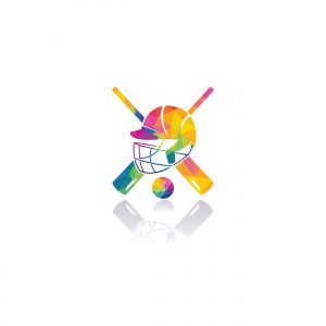 Cricket Team vector logo design. Cricket championship logo. modern sport emblem. vector illustration.	
