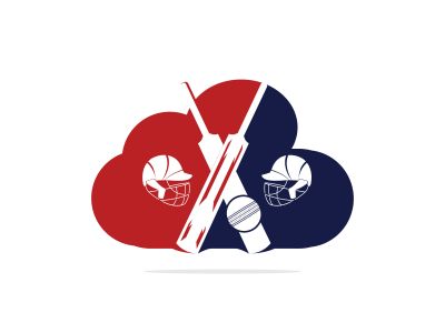 Cricket Team vector logo design. Cricket championship logo. modern sport emblem. vector illustration.	
