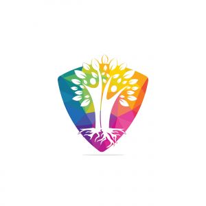 Family Tree And Roots Logo Design. Family Tree Symbol Icon Logo Design	