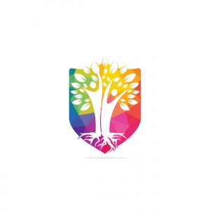Family Tree And Roots Logo Design. Family Tree Symbol Icon Logo Design	