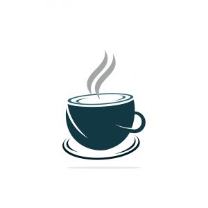 Coffee cafe vector logo design. Unique coffee cup icon logo template.	