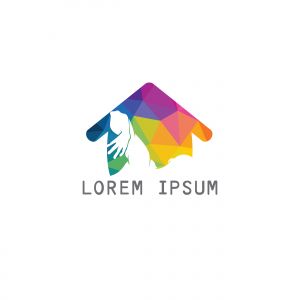 Swimming Logo. Swimmer icon with caption. Swimming or Swimmer Logo. Vector illustration	