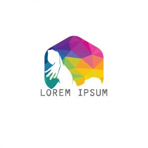 Swimming Logo. Swimmer icon with caption. Swimming or Swimmer Logo. Vector illustration	