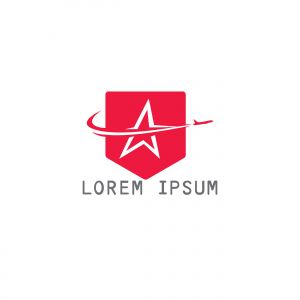 Star travel logo design. Travel agency logo design. Amazing destinations creative symbol concept.	