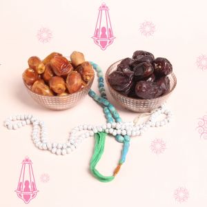 Ramadan Mubarak ,Poster, Flyer, Brochure, Design photography on light pink background.