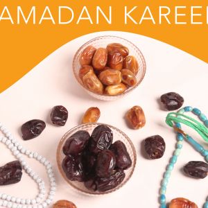 Ramadan Mubarak ,Poster, Flyer, Brochure, Design photography on light pink background.