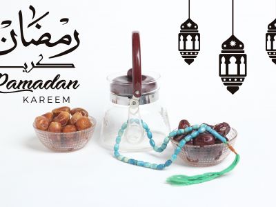 Ramadan Mubarak ,Poster, Flyer, Brochure, Design photography on white background.