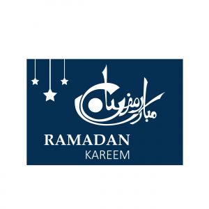 Ramadan Mubarak ,Poster, Flyer, Brochure, Design photography on orange background.