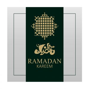 Ramadan Mubarak ,Poster, Flyer, Brochure, Design photography on orange background.